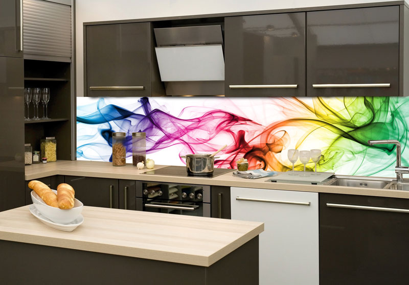 Samolepící fototapeta do kuchyně v interiéru