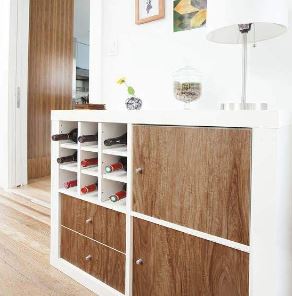 samolepicí fólie dřevo inspirace pro použití