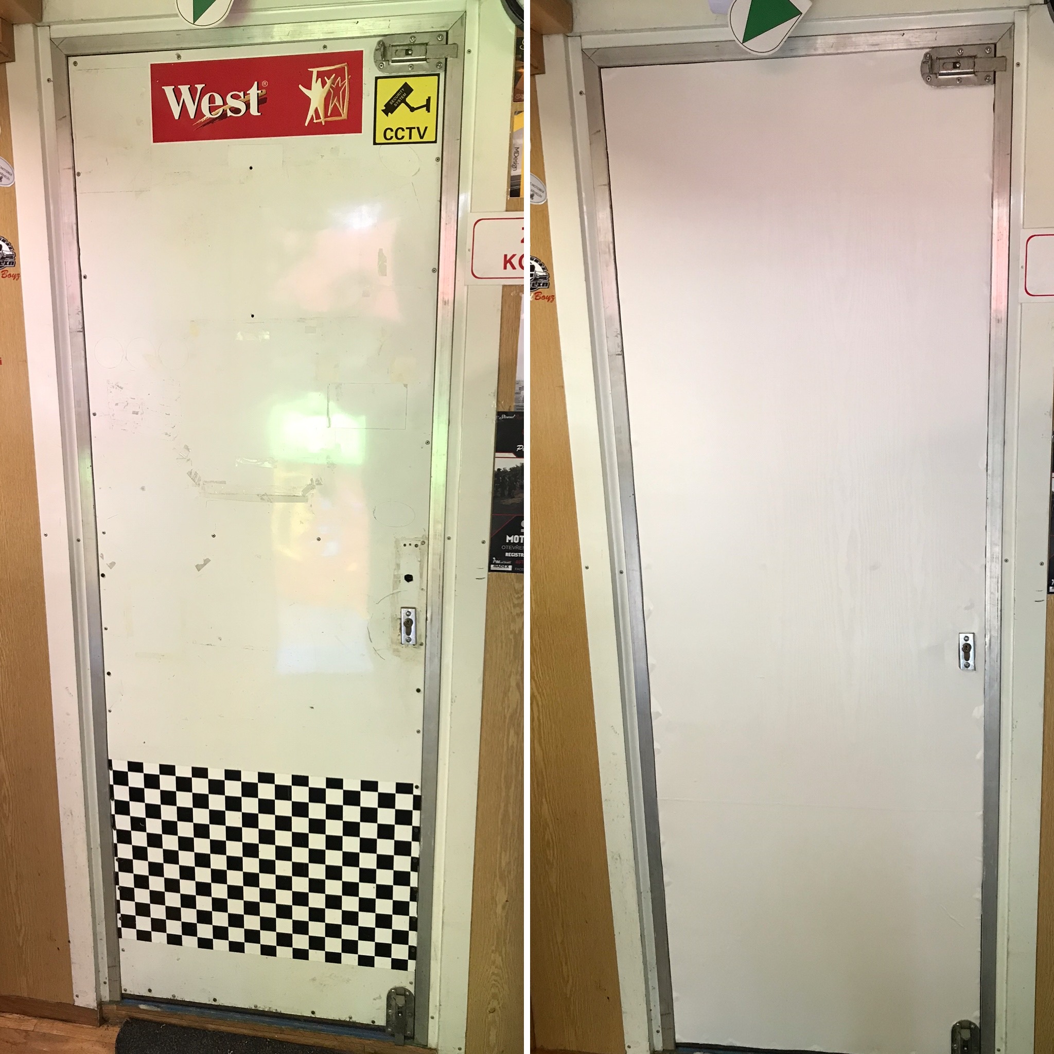 renovační fólie na dveře